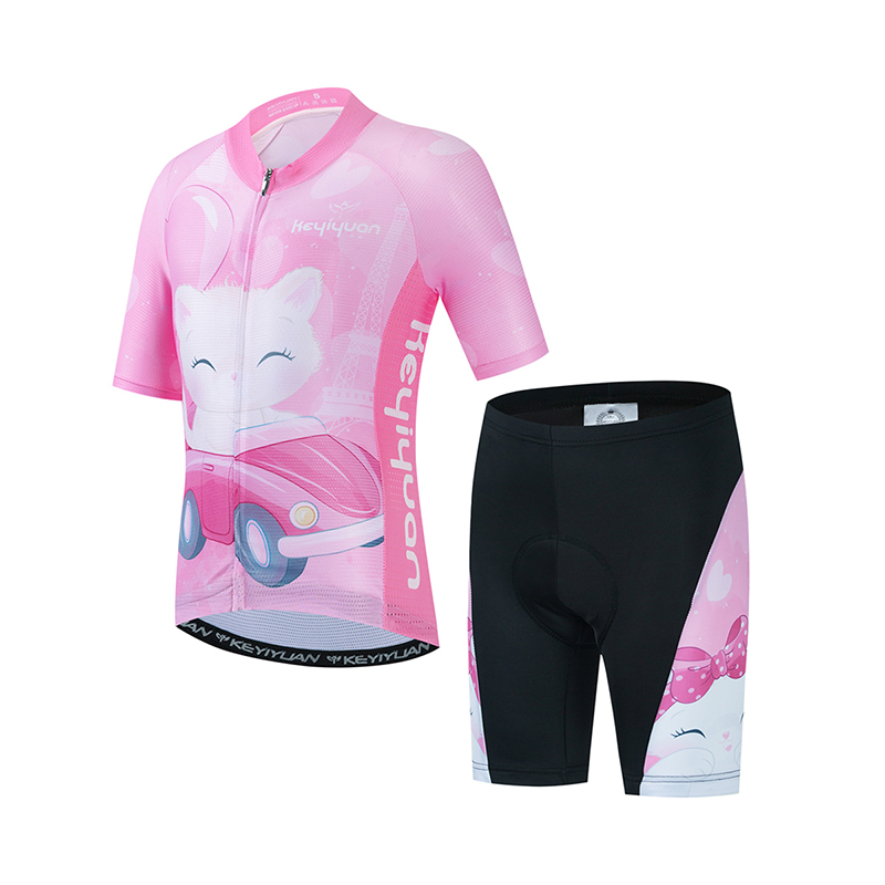 Mountain Biking Clothes - KEYIYUAN dziecięca koszulka kolarska szosowa zestaw