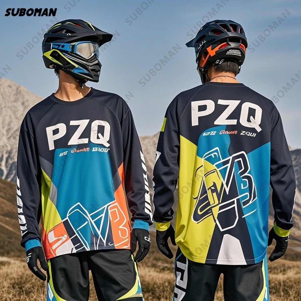 Mountain Biking New Jersey - Nowa marka PZQ, koszulka motocyklowa terenowa,