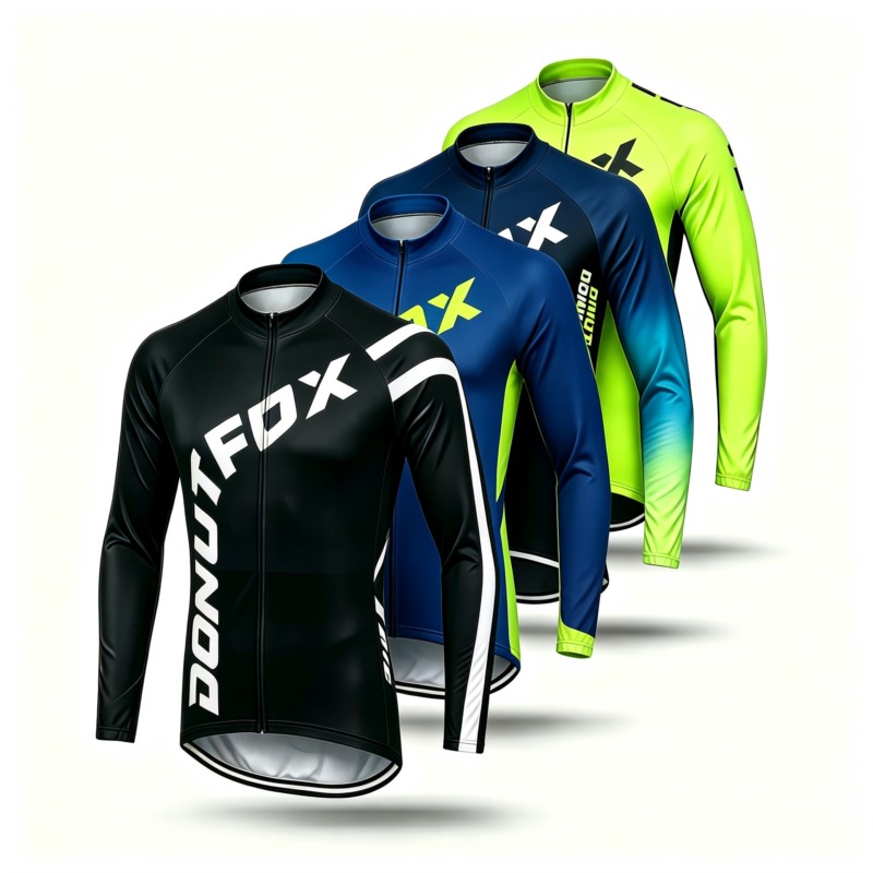 Mountain Biking Jersey - Męska koszulka rowerowa z długim rękawem
