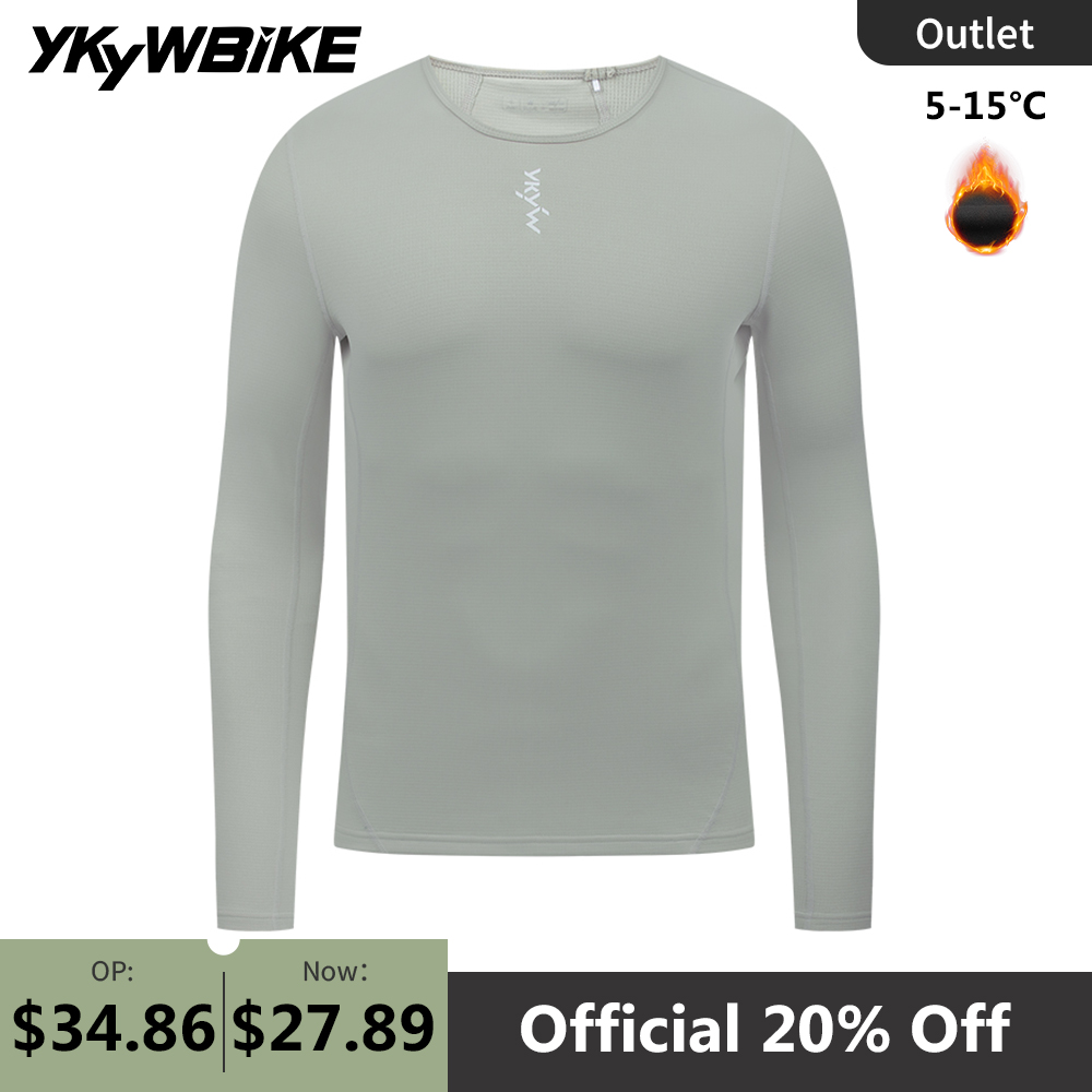 Mountain Biking Jersey - YKYWBIKE Męska Warstwa Bazowa Rowerowa Zimowa