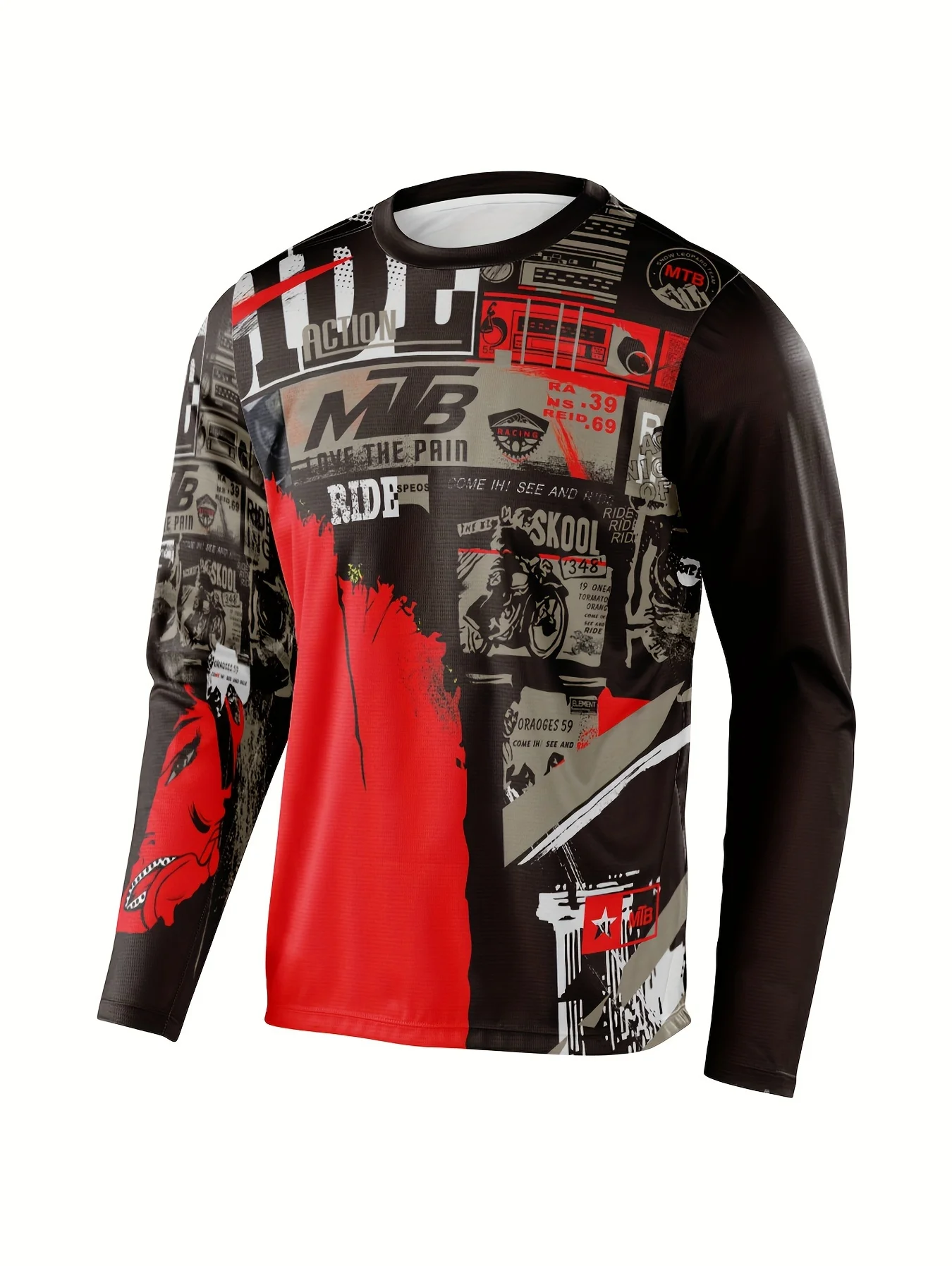 Męska oddychająca koszulka row – Mountain Biking Jersey recenzja i cena